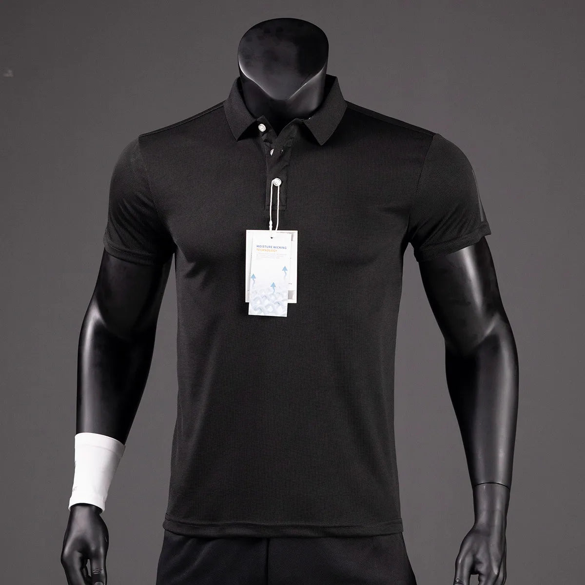 Men's Golf Shirt Luxury Sports Casual Polo Shirt Functional Quick-drying Breathable Lapel Short-sleeved T-shirt for Man Summer
