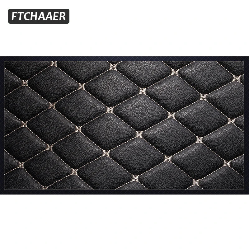 FTCHAAER Custom Car Floor Mats For VW Golf Sportsvan Auto Carpets Foot Coche Accessorie