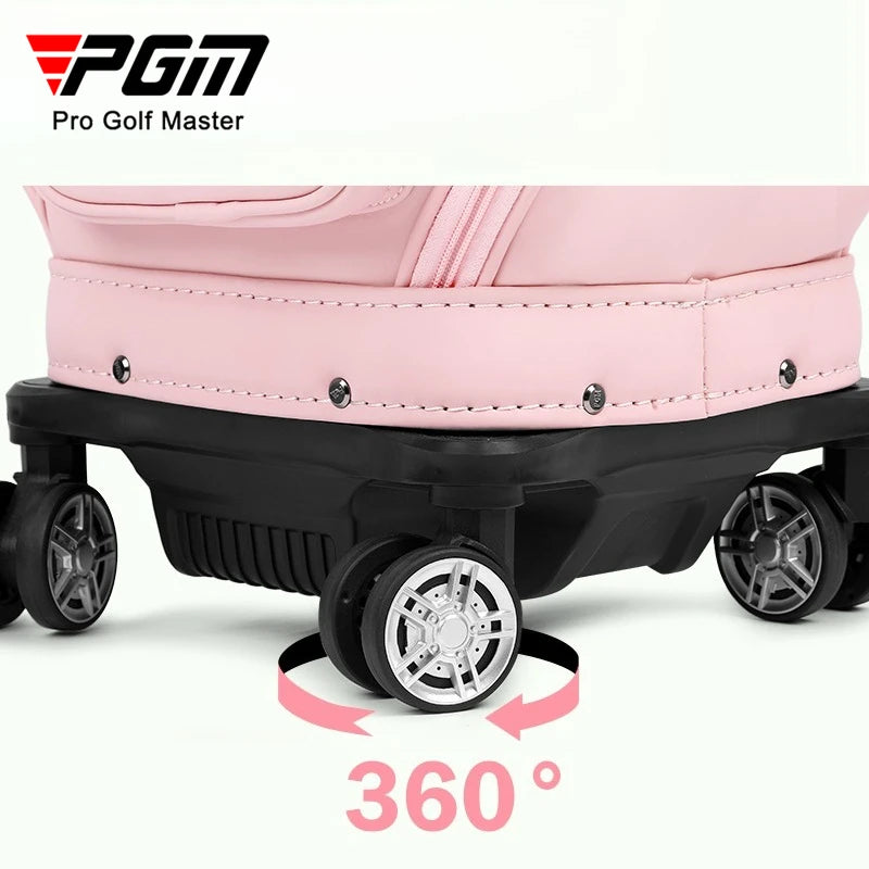 PGM Golf Bags Women Four-wheel Aviation Travel Lightweight Portable Clothing Bag YWB051