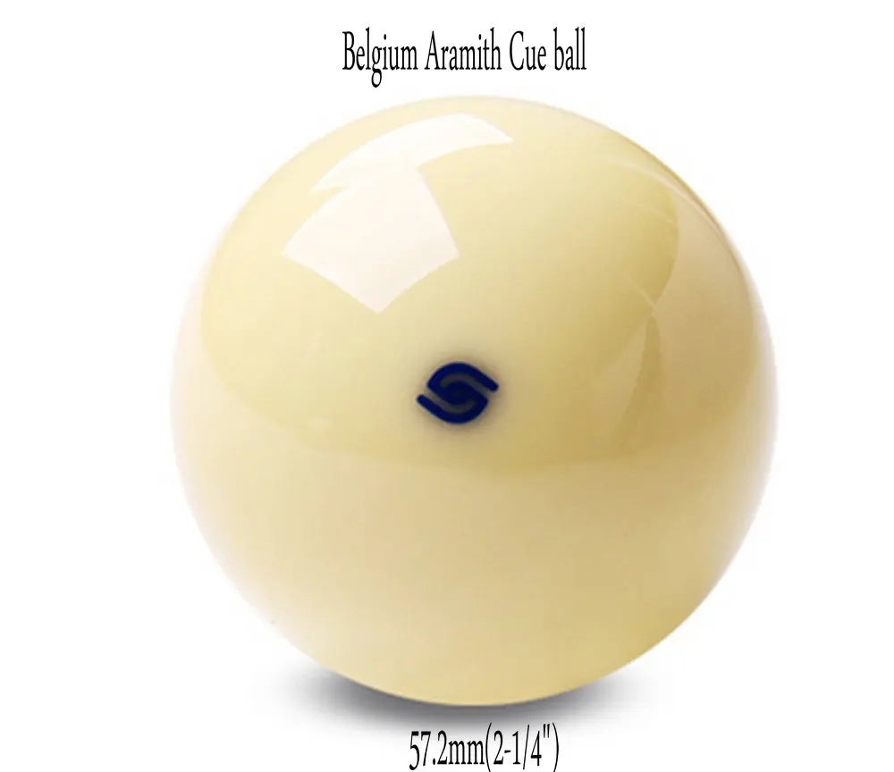 Aramith/ Blue Eye/ Black Kingkong/ Boutique/ 6 Dots / Triangle /New Yellow Cue Ball Replacement 2-1/4" / 2-1/16"