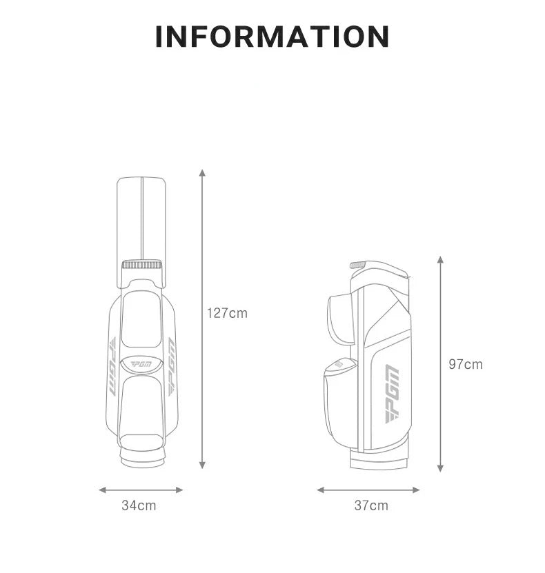 Golf Bags Multi-Function Waterproof Anti-collision Retention Mechanism Large Capacity Travel Bags QB134