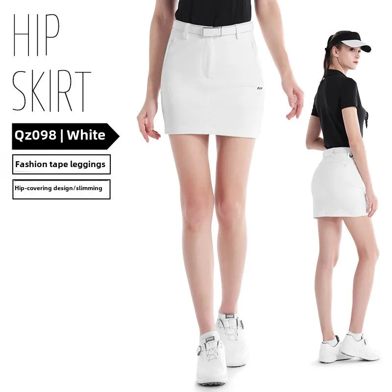 PGM Women Golf Skirt Summer Hip Wrap Breathable and Slimming QZ098