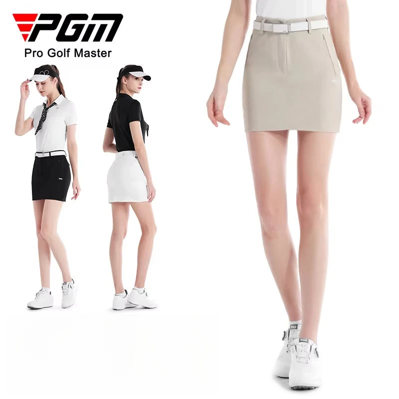 PGM Women Golf Skirt Summer Hip Wrap Breathable and Slimming QZ098