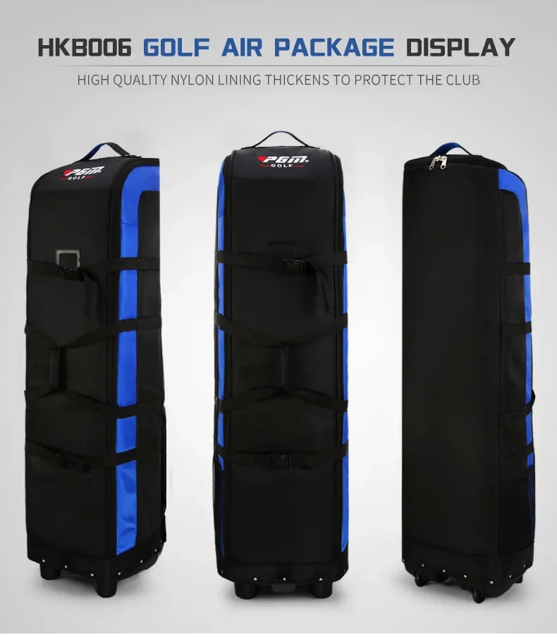 PGM Golf Aviation Bag Travel with Wheels Large Capacity Storage Foldable Airplane Travelling Bags 4 Colors HKB006