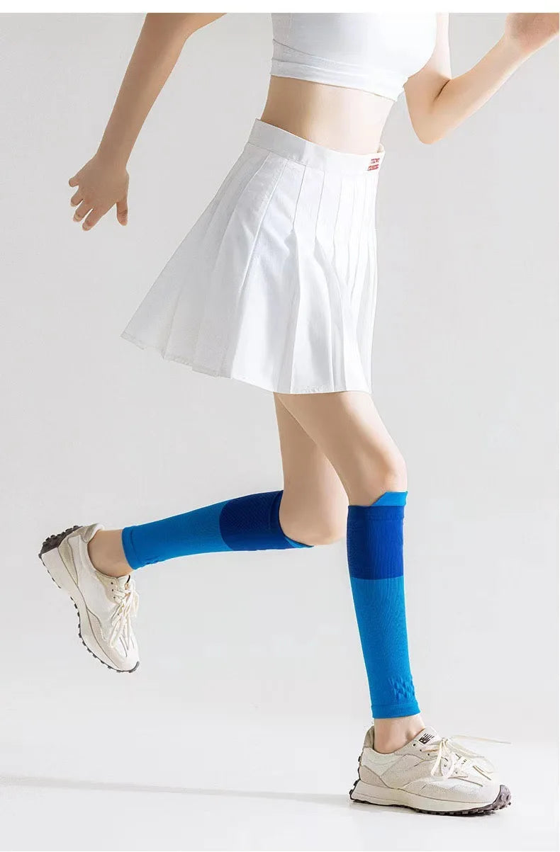 Marathon Off Road Running Blue Ball Sports Compression Calf Cover Multi Color Compression Socks Pressure Calf Socks