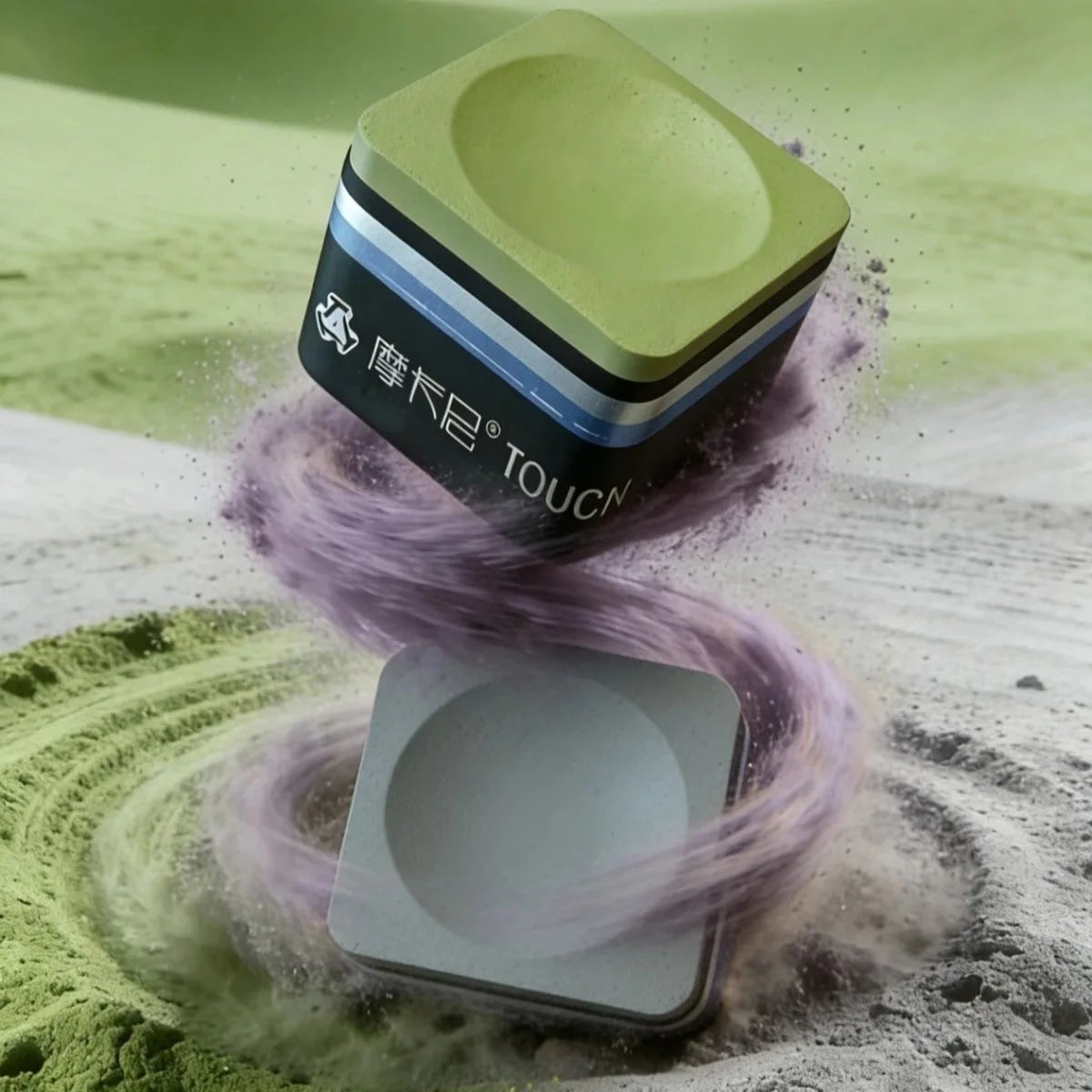 1PCS No-slip Billiard Chalks Pool Cue Stick Chalk Snooker Easy Powder Billiard Chalk Pool Accessories Blue Green Red