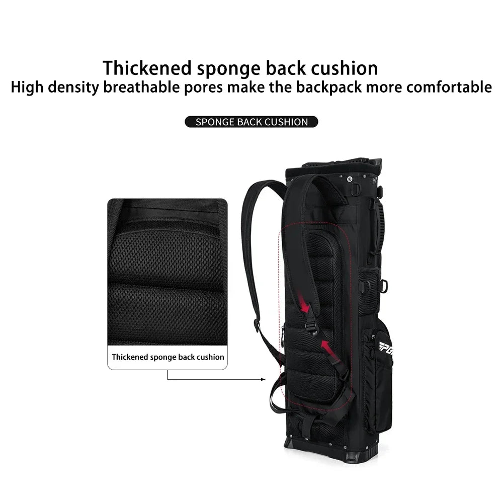 PGM Golf Bags Backpack Design Clubs Bag 2kg Ultra Lightweight Portable Fixed Insert Waterproof Accessories QB144