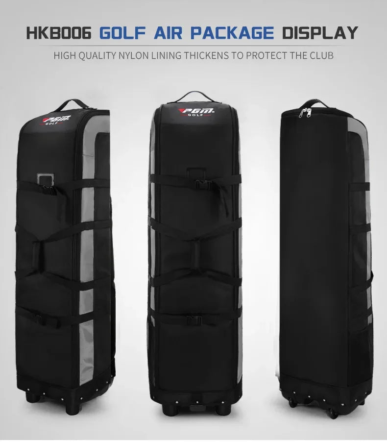 PGM Golf Aviation Bag Travel with Wheels Large Capacity Storage Foldable Airplane Travelling Bags 4 Colors HKB006