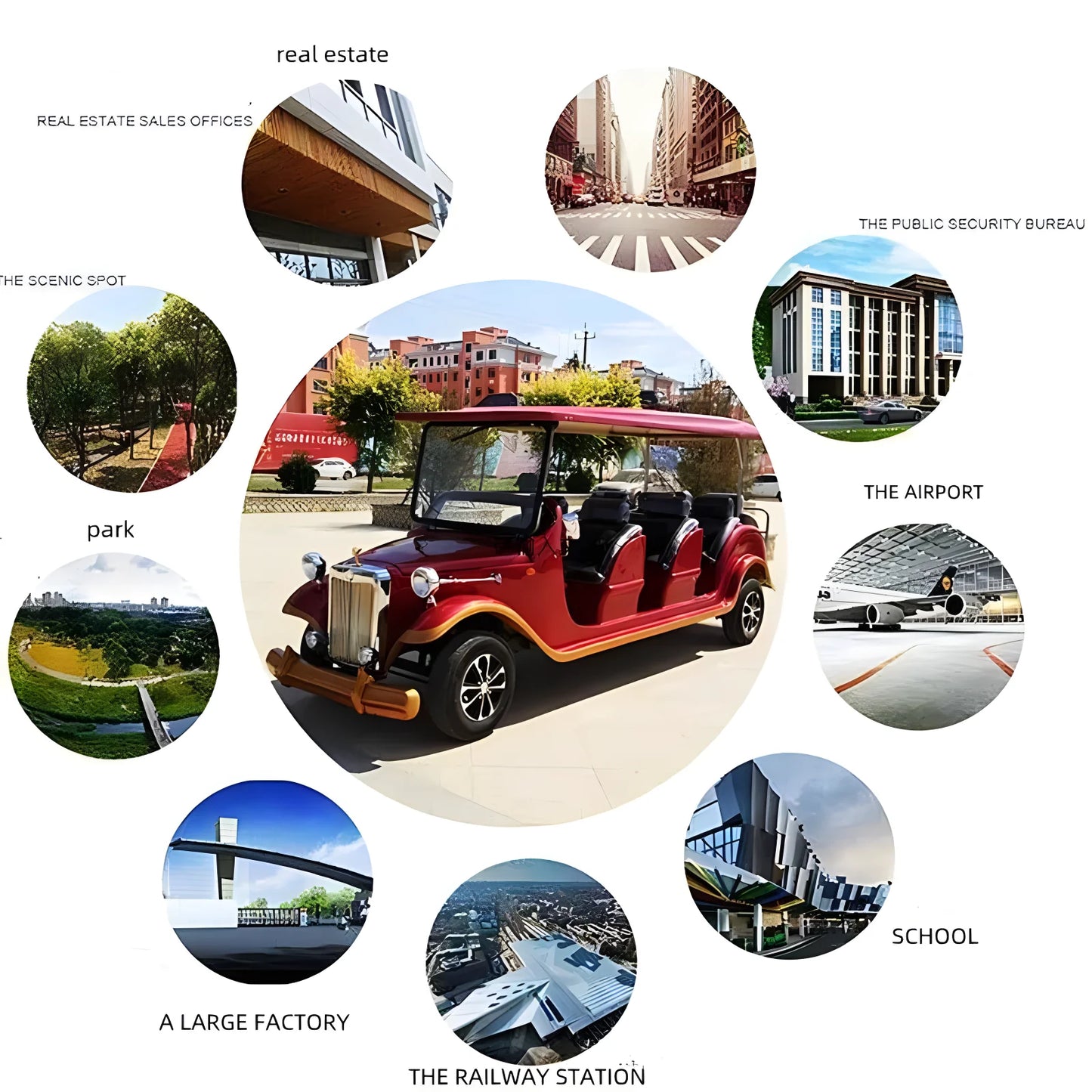 Factory direct sales of classic electric retro cars,  electric sightseeing cars, vintage electric golf cars  UTV