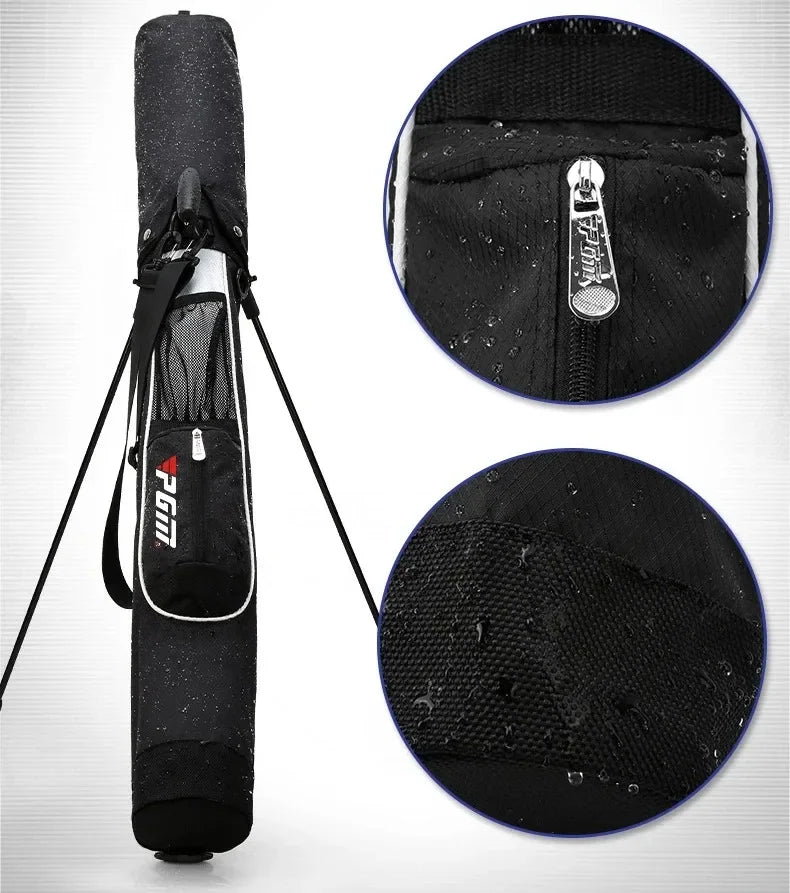 PGM Adult Golf Stand Bracket Bag Unisex Clubs Package Waterproof Nylon Lightweight Portable QIAB015