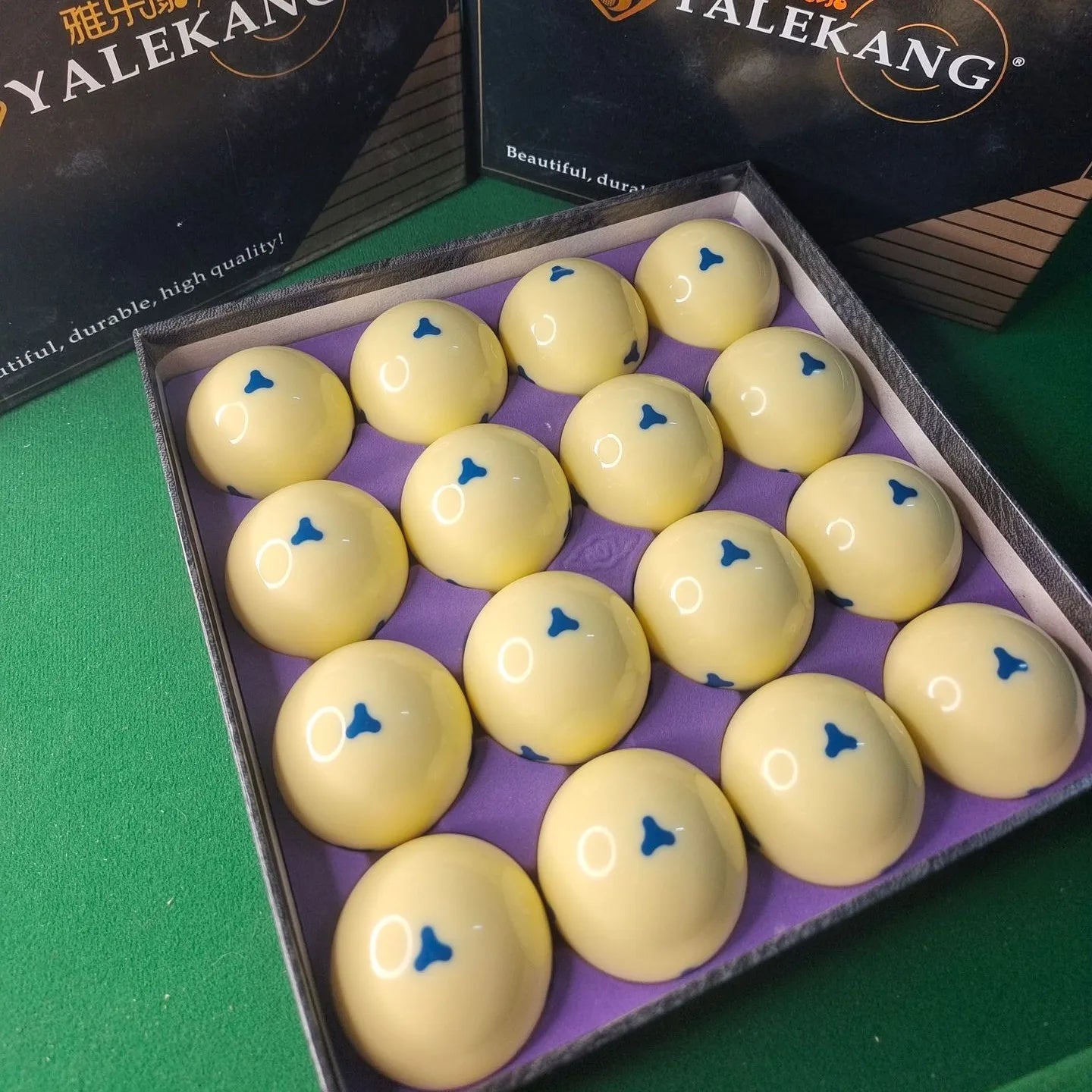 Aramith/ Blue Eye/ Black Kingkong/ Boutique/ 6 Dots / Triangle /New Yellow Cue Ball Replacement 2-1/4" / 2-1/16"