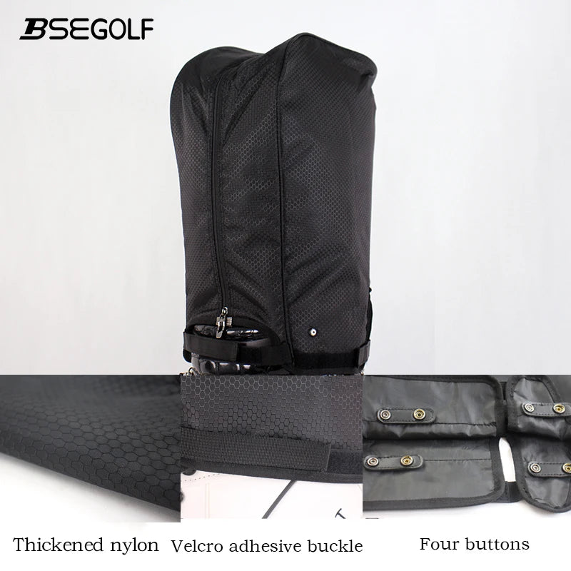 Golf Accessories, Golf Bag  Proof Dust Cover, Golf bag cap, Thickened waterproof nylon, Four activity buttons