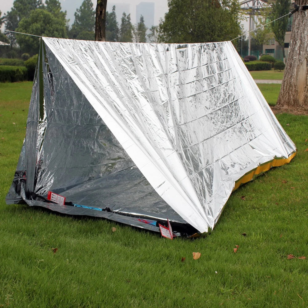 1-20PCS Emergency Blanket Outdoor Survival First Aid Kit Windproof Insulation Lifesaving PET Keep Foil Thermal Rescue Blanket