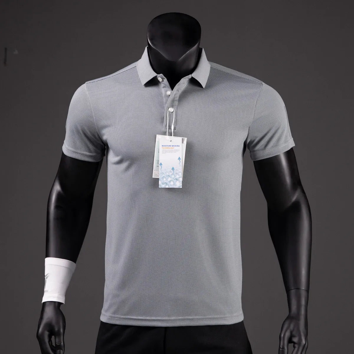 Men's Golf Shirt Luxury Sports Casual Polo Shirt Functional Quick-drying Breathable Lapel Short-sleeved T-shirt for Man Summer