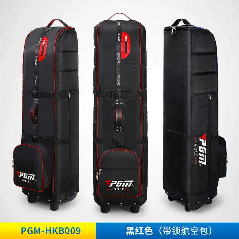 Golf Aviation Bag Foldable with Tugboat Aircraft Consignment Bag with Complimentary Dust Storage Bags HKB009