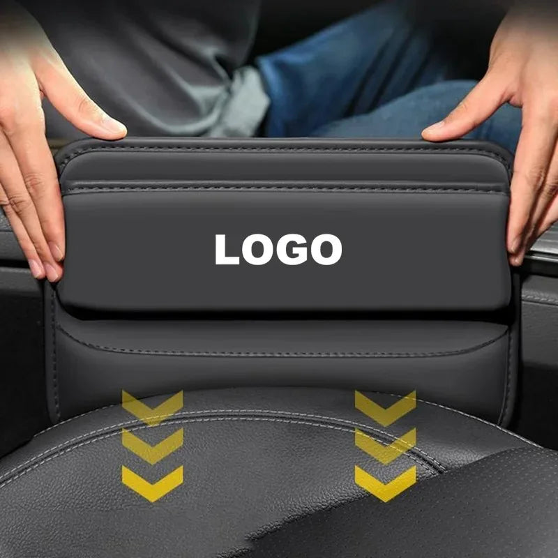 Car Front Seat Slit Catcher Side Seat Gap Filler Organizer Special Seat Crevice Storage Box for Toyota GR SPORT Auto accessories