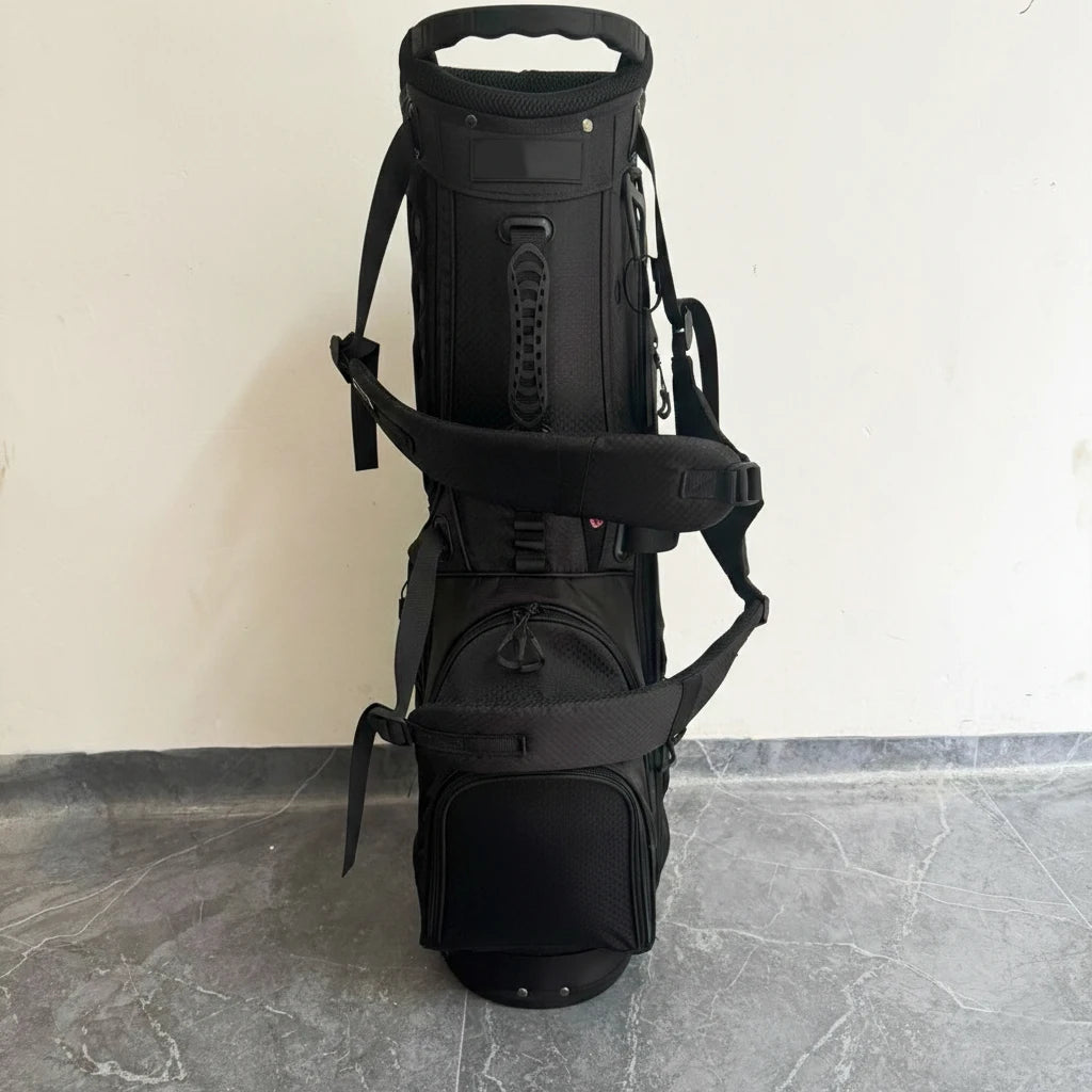 DEZENS Men's/Women's High Quality Lightweight Canvas Professional Golf Stand Bag Bracket Caddy Bag Golf Bag