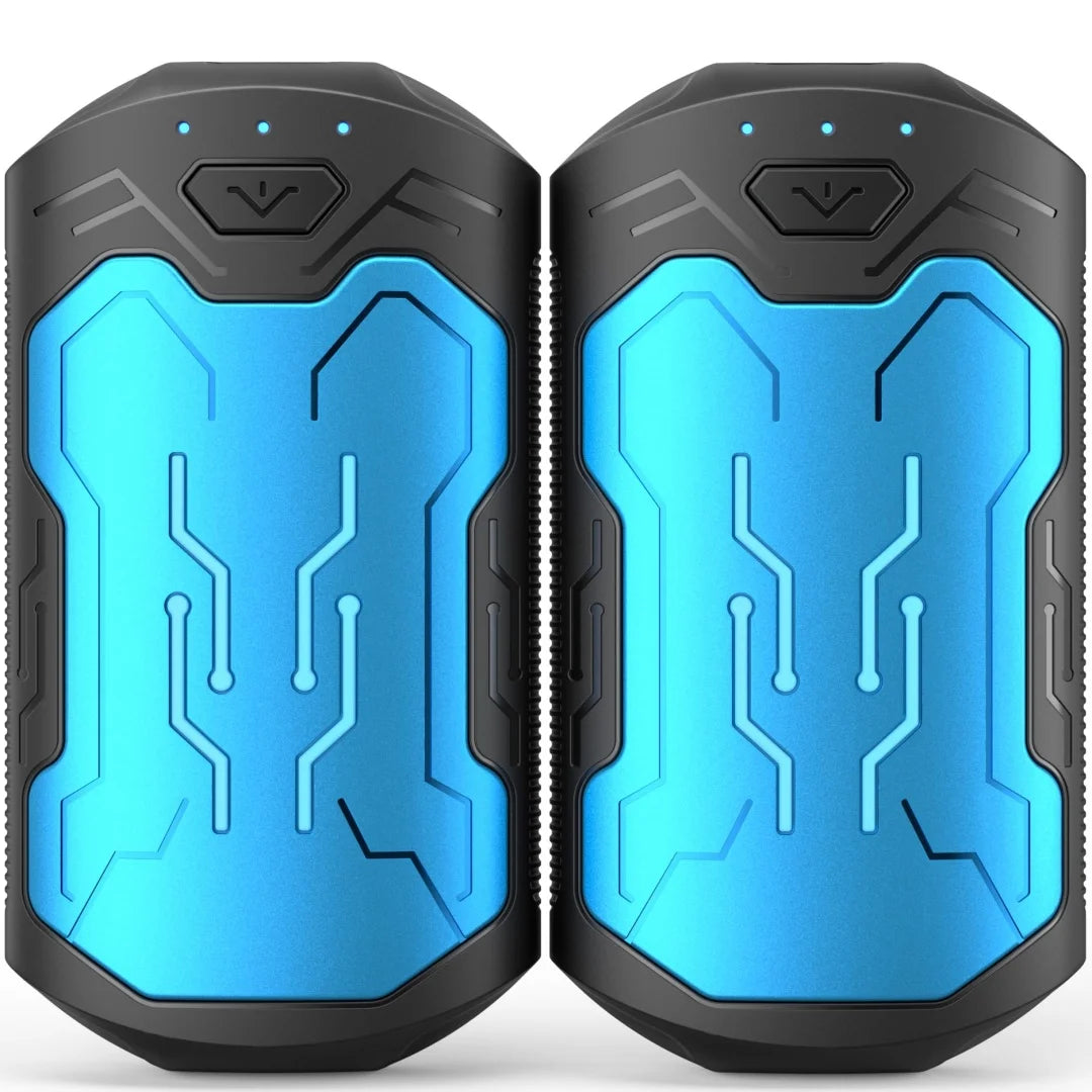 Hand Warmers Rechargeable 2 Pack 20Hrs Long Heating Pocket Size Electric Handwarmers, Christmas Portable USB Hand Warmer Heater