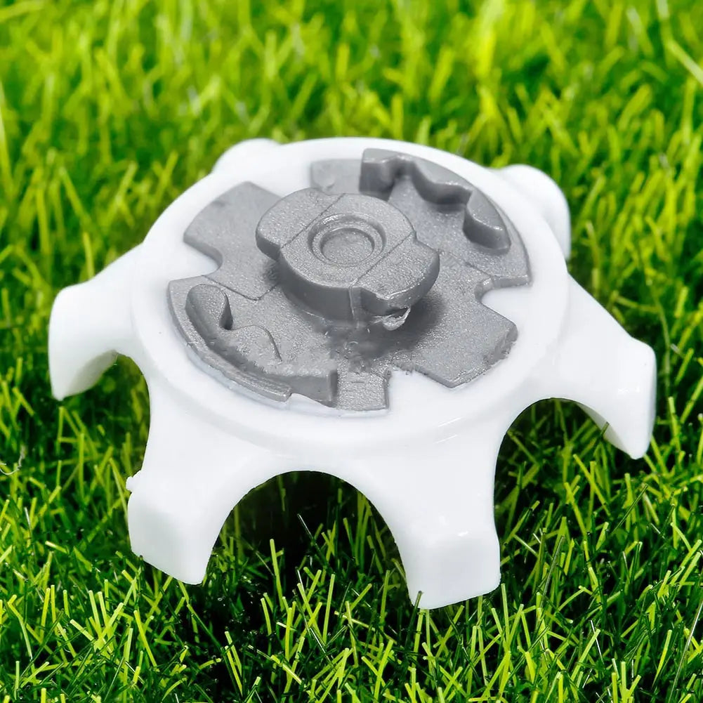 White Ultra Thin Golf Cleats Fast Twist Shoe Spikes Replacement Set Practical Golf Training Aids Tools