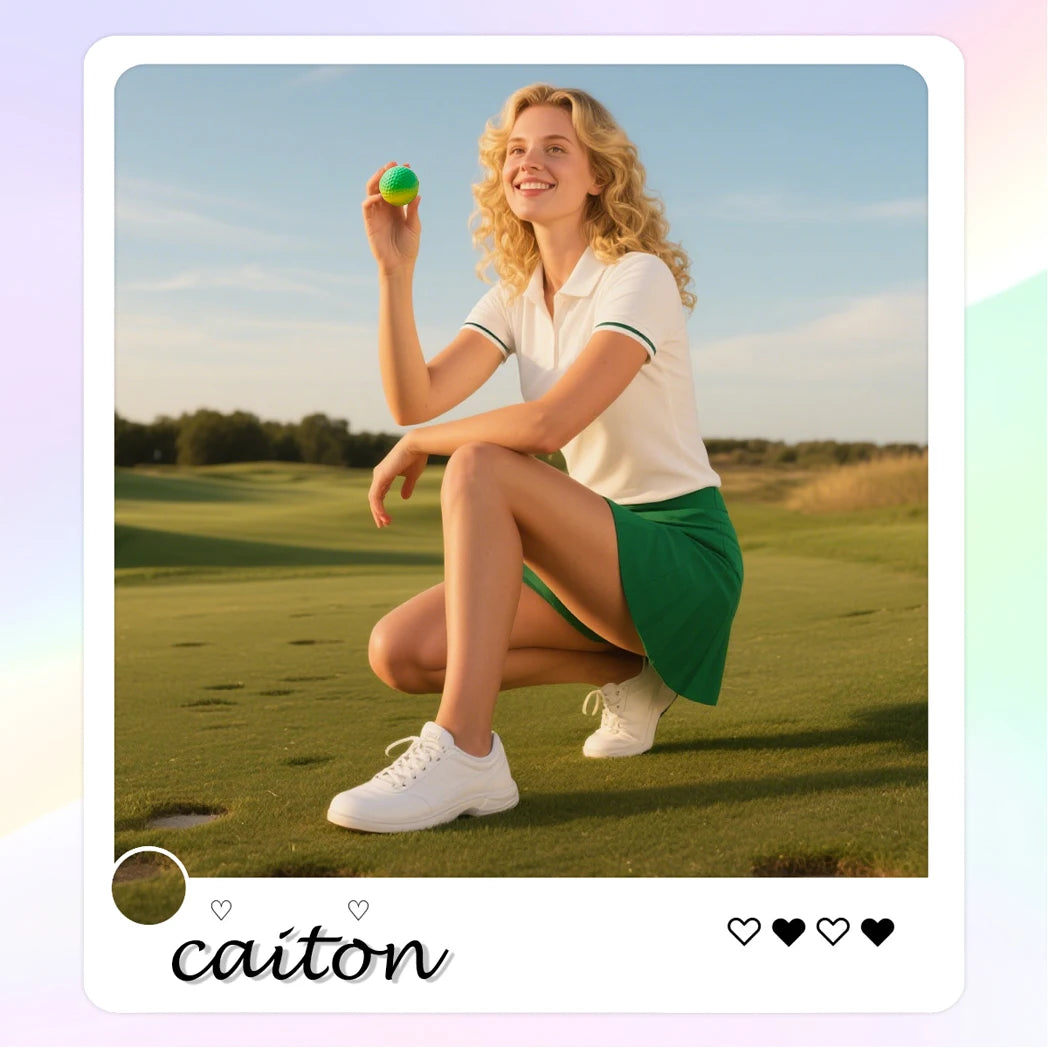 Caiton 12/3PCS Pro Gradient Golf Balls – 2-Layer Soft Balls Add 40+ Yards, Great for Practice, Training, Game or Gift