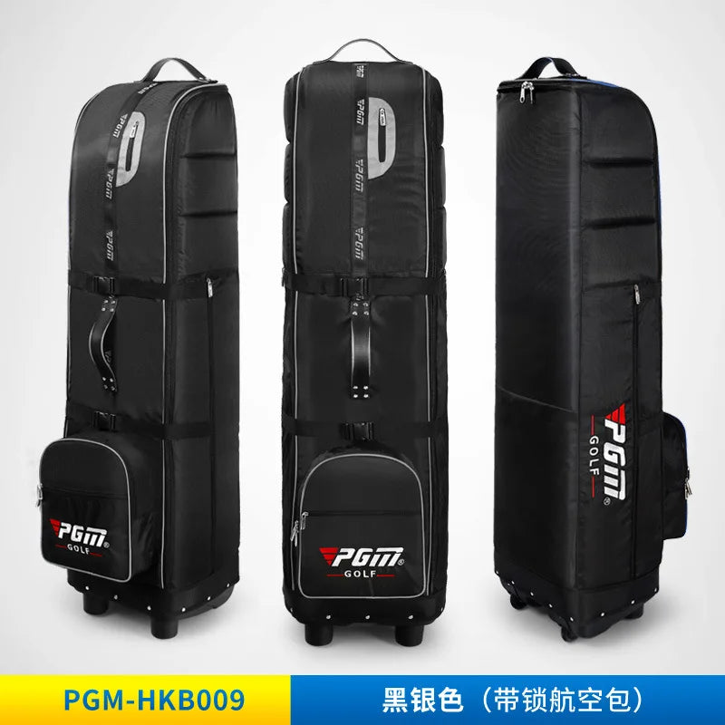 Golf Aviation Bag Foldable with Tugboat Aircraft Consignment Bag with Complimentary Dust Storage Bags HKB009