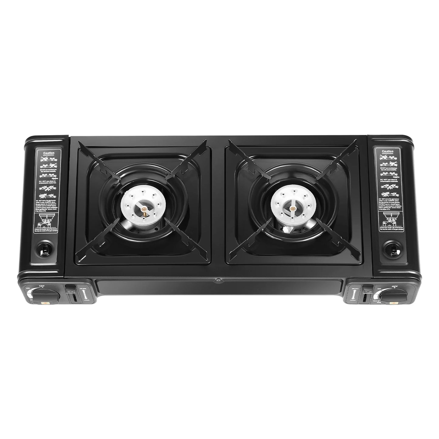Double Head Barbecue Gas stove with Baking Tray  Home Application Home Outdoor