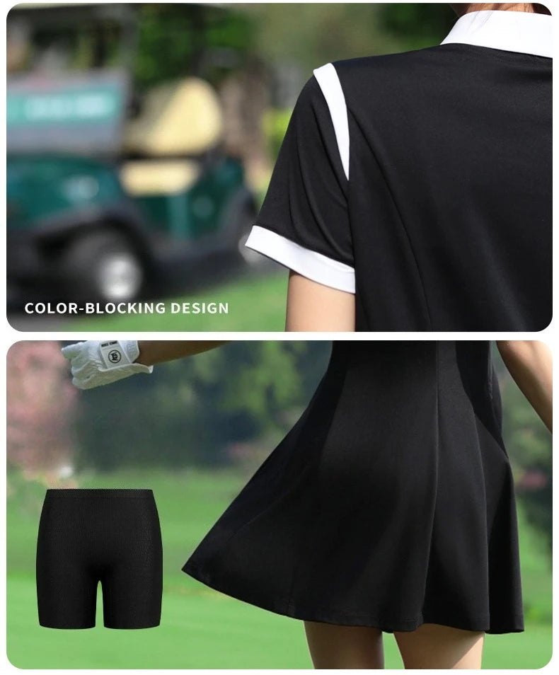PGM Women's Golf Dress Spring Summer Tennis Skirt QZ121