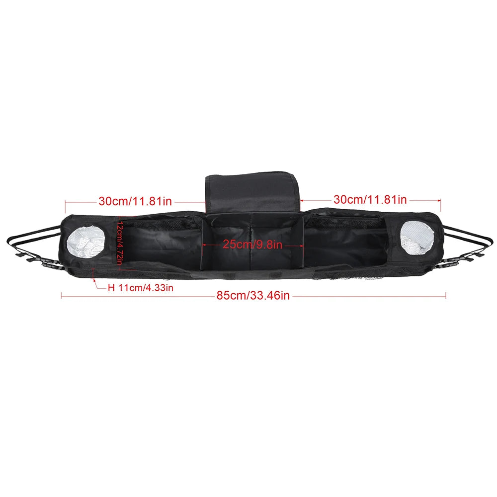 Golf cart front storage basket, portable golf cart specific storage rack
