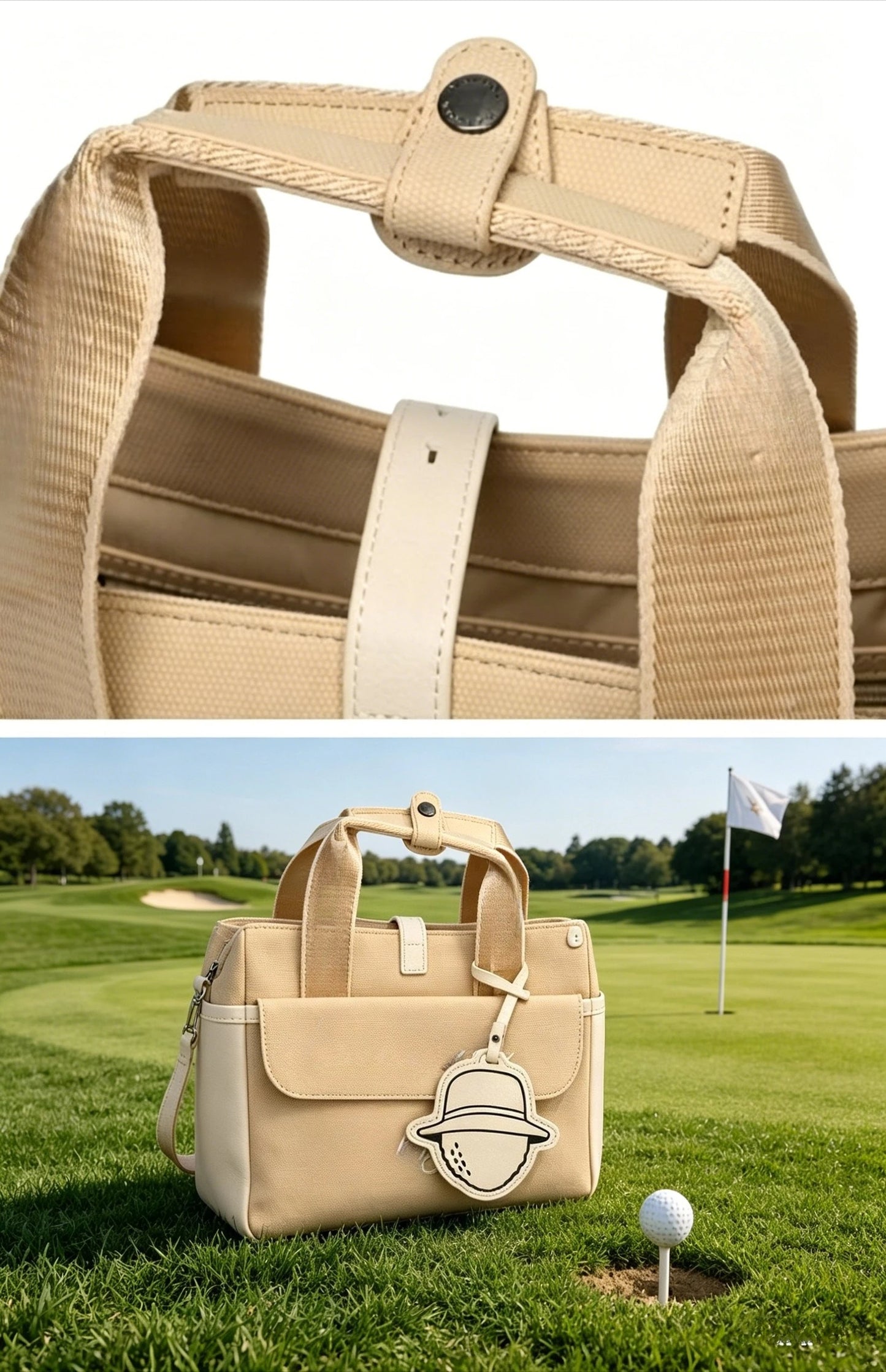 2026 Golf Bag Women Large Capacity Tote Bag Shoulder Handbag Multifunctional Crossbody Bag Sports Fashion Handbag
