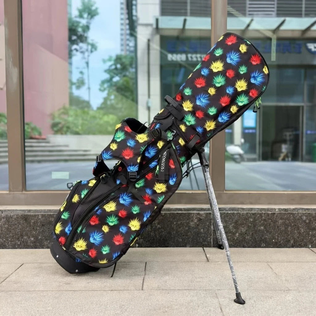DEZENS Men's/Women's High Quality Lightweight Canvas Professional Golf Stand Bag Bracket Caddy Bag Golf Bag