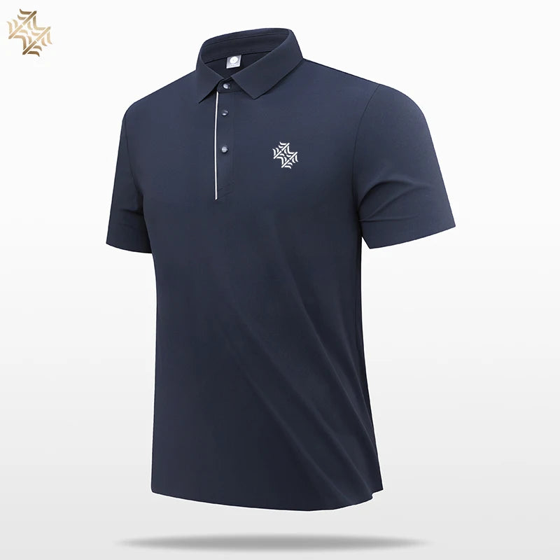 SBWL Seamless process High quality Men's outdoors casual tennis T-shirt Golf POLO shirt Quick drying Business casual POLO shirt
