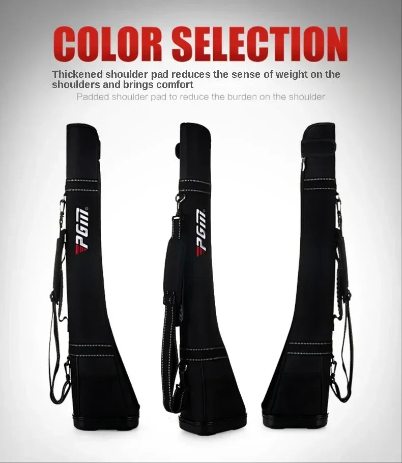PGM  Waterproof Nylon Golf Gun Bag Protable Sunday Bag for 4~5pcs Golf Clubs Lightweight Golf Caddie Aviation Bag QIAB010