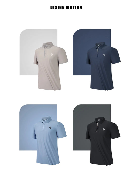SBWL High quality Seamless process Men's casual top shirt Popular tennis T-shirt Golf POLO shirt Business casual Breathable Tees