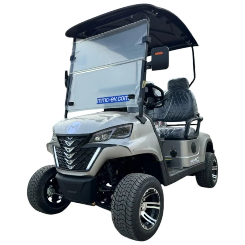 Top-of-the-line 4WD Golf Cart, 4x4 Aluminum Frame, Off-road CE Certified, Powerful Engine, MMC Professional Electric Golf Cart