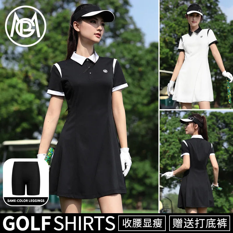 PGM Women's Golf Dress Spring Summer Tennis Skirt QZ121