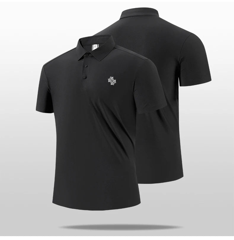 SBWL High quality gym new light fast dry elastic high quality outdoor sports golf running sports POLO shirt fashion casual shirt
