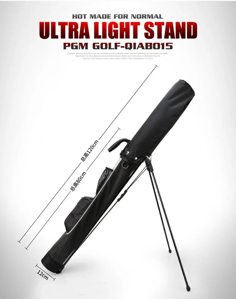 PGM Adult Golf Stand Bracket Bag Unisex Clubs Package Waterproof Nylon Lightweight Portable QIAB015