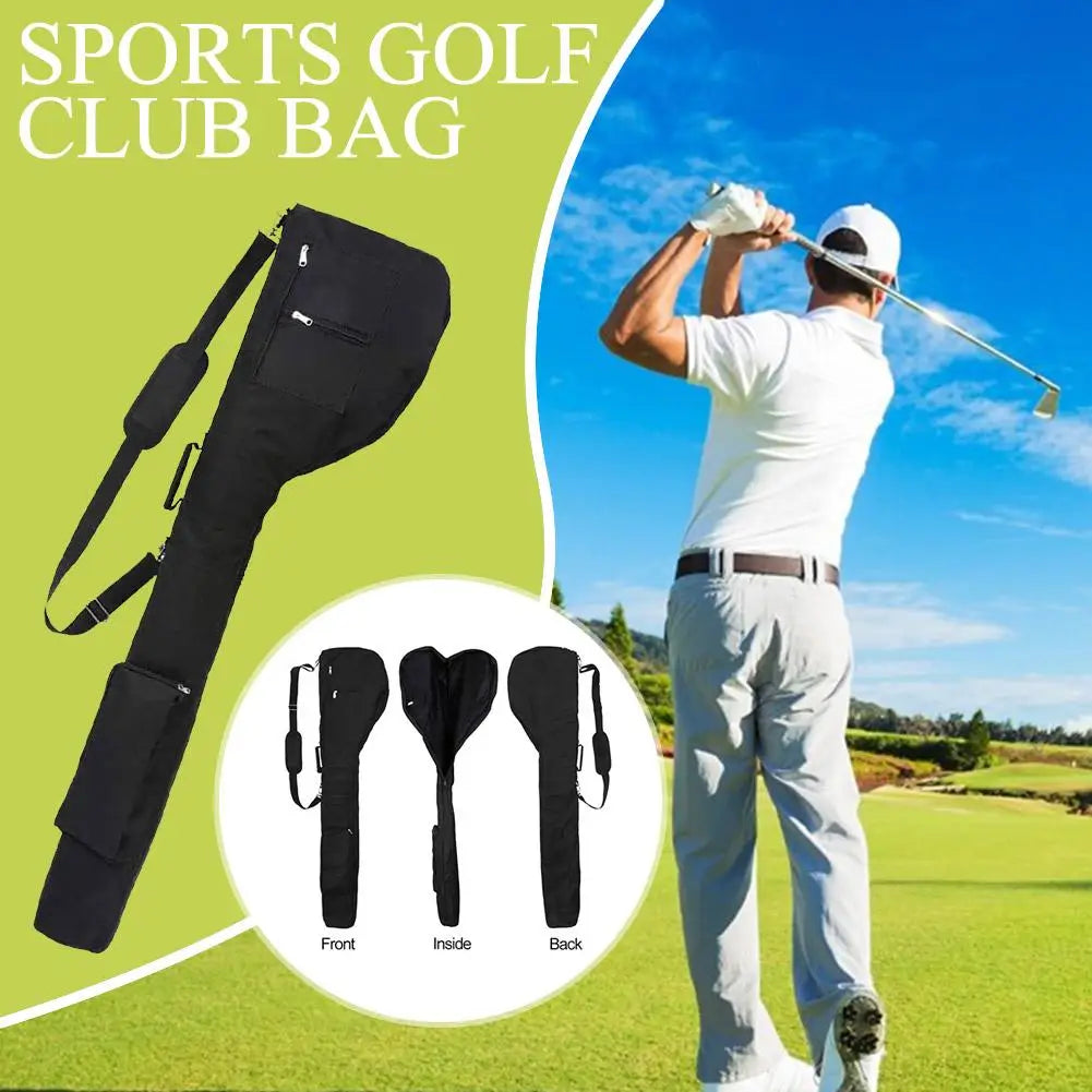 Golf Sunday Bag Golf Club Bag Mini Golf Bag Training Practice Golf Bag Travel Case Foldable Golf Bags For Men Women
