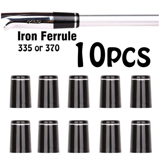 10pcs Plastic Golf Ferrules With Single Ring Fit 0.335 Or 0.370 Tips Irons Shaft Golf Shaft Sleeve Adapter Replacement 16mm/19mm