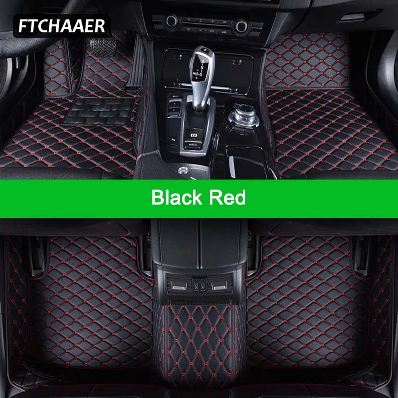 FTCHAAER Custom Car Floor Mats For VW Golf Sportsvan Auto Carpets Foot Coche Accessorie