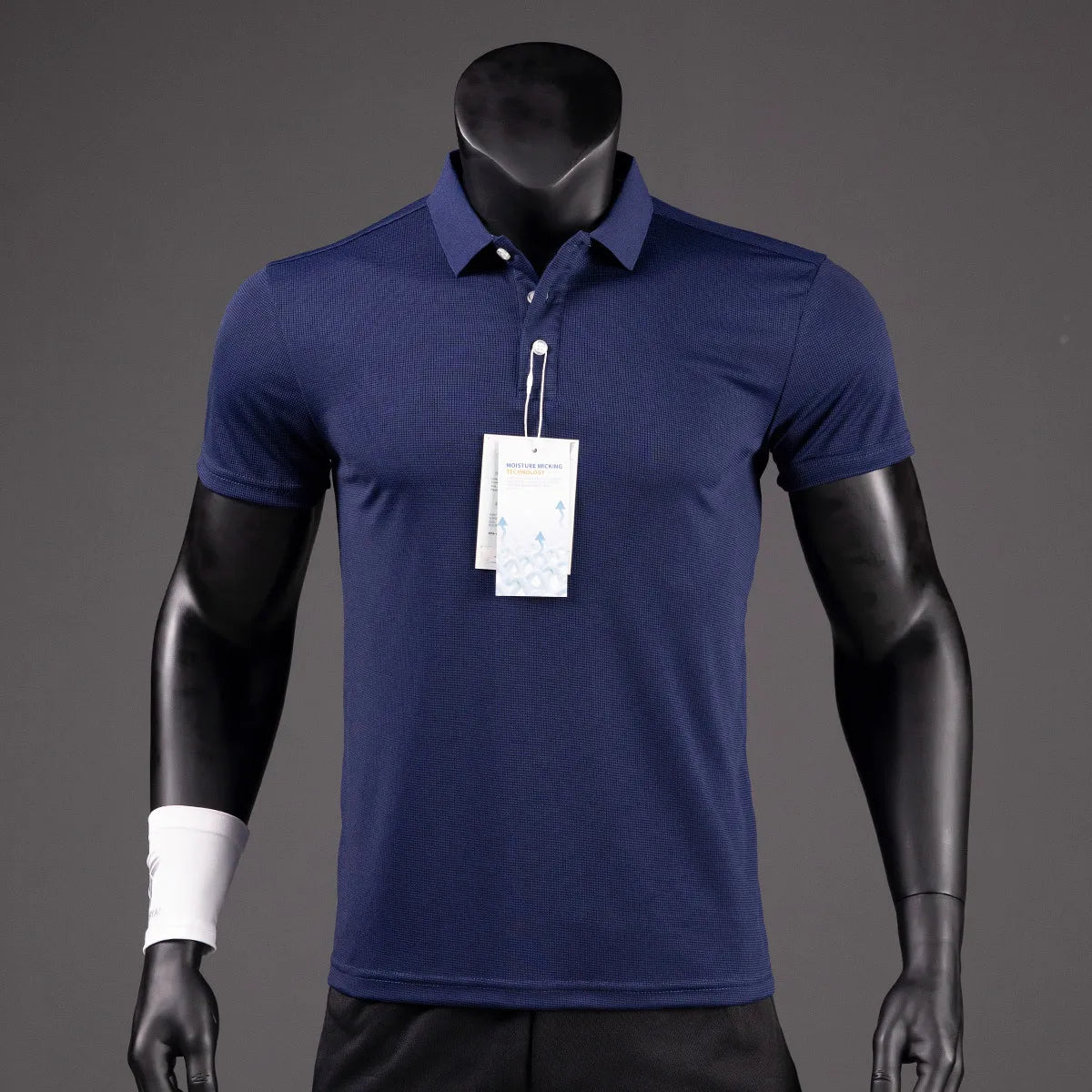 Men's Golf Shirt Luxury Sports Casual Polo Shirt Functional Quick-drying Breathable Lapel Short-sleeved T-shirt for Man Summer