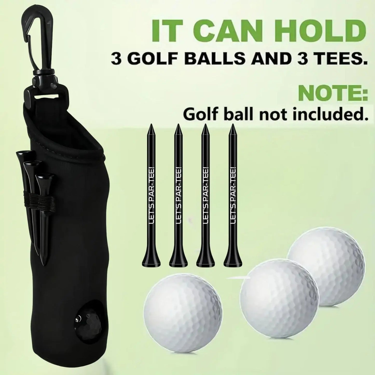 7pcs Men's Golf Accessories Kit - Complete All-in-One , Scorekeeper, Divot Tool, Golf Marker, Cleaning Brush, Tees & Towel