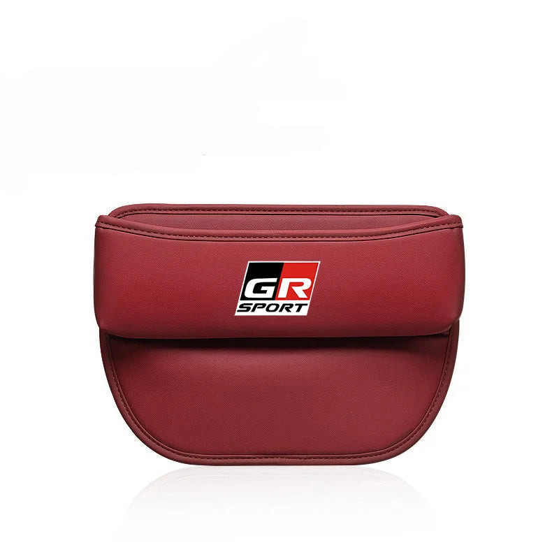 Car Front Seat Slit Catcher Side Seat Gap Filler Organizer Special Seat Crevice Storage Box for Toyota GR SPORT Auto accessories