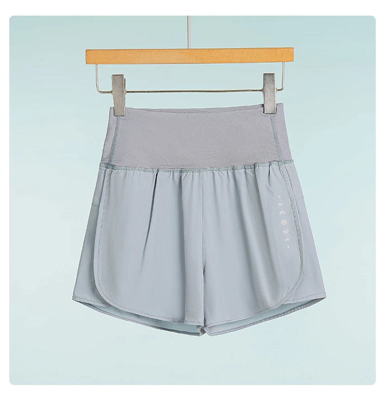 DRUR Sports Shorts Summer Lightweight 2 in 1 High Waist Gym Shorts With Pocket Golf Wear Women Running Short Pants Activewear
