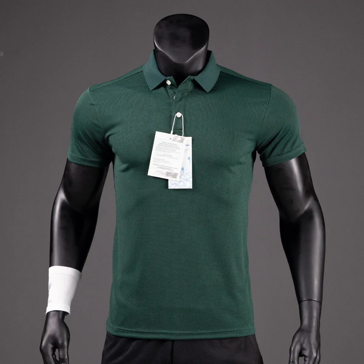 Men's Golf Shirt Luxury Sports Casual Polo Shirt Functional Quick-drying Breathable Lapel Short-sleeved T-shirt for Man Summer