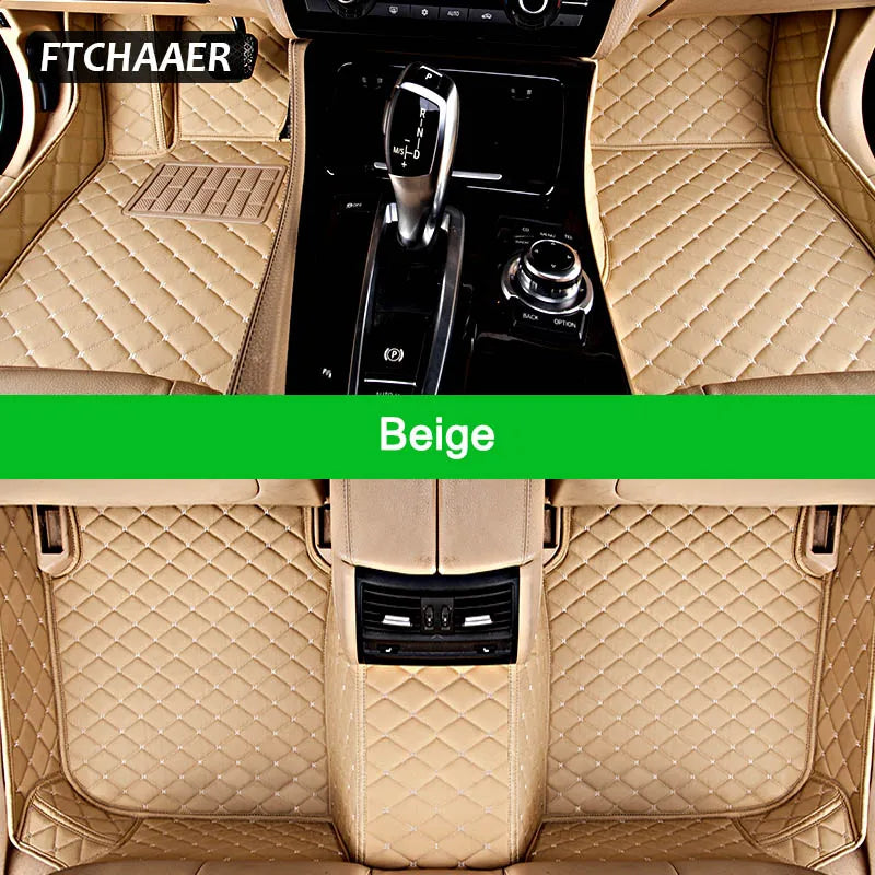 FTCHAAER Custom Car Floor Mats For VW Golf Sportsvan Auto Carpets Foot Coche Accessorie