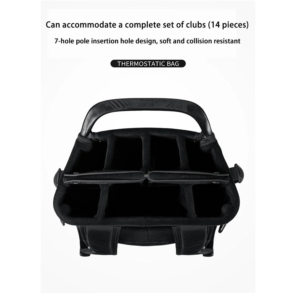 PGM Golf Bags Backpack Design Clubs Bag 2kg Ultra Lightweight Portable Fixed Insert Waterproof Accessories QB144