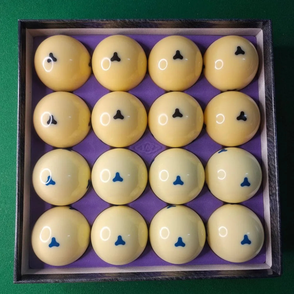 Aramith/ Blue Eye/ Black Kingkong/ Boutique/ 6 Dots / Triangle /New Yellow Cue Ball Replacement 2-1/4" / 2-1/16"