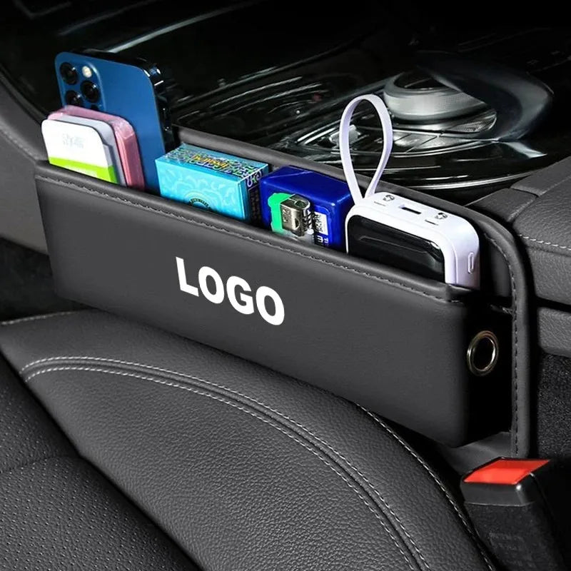 Car Front Seat Slit Catcher Side Seat Gap Filler Organizer Special Seat Crevice Storage Box for Toyota GR SPORT Auto accessories