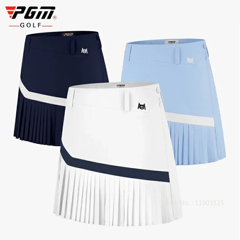 2025 Golf Tennis Skirts with Inner Shorts for Women Gym Pleated Pantskirt Ladies A-lined Sports Skirt High Waist Fashion Skort